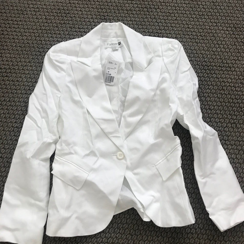 White blazer